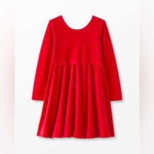 Hanna Andersson Velour Super Soft Skater Dress